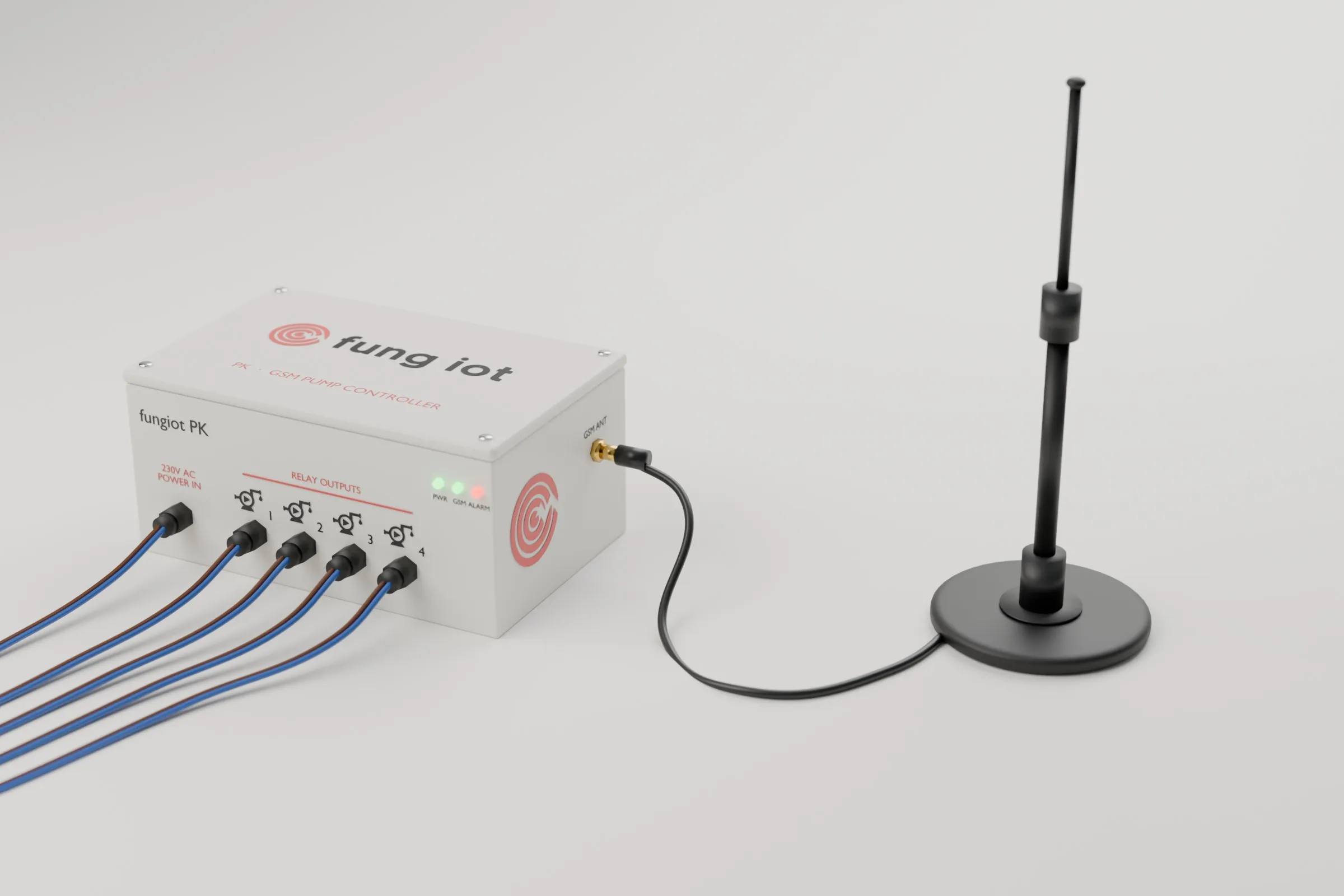 Fungiot PK pompa kontrol cihazı ve mıknatıslı harici GSM anteni